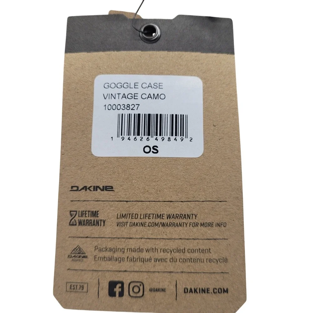 Dakine Snow Goggle Case – One Size, Vintage Camo, Protective‎ Box